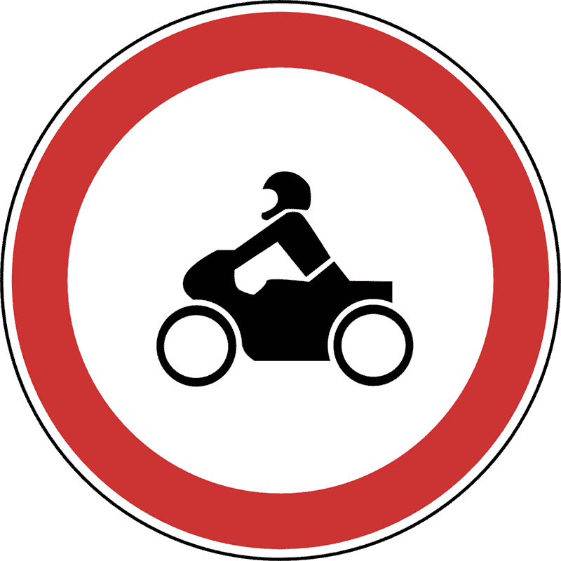 Zabrana prometa za motocikle