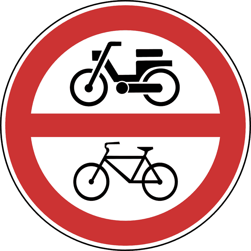 Zabrana prometa za mopede i bicikliste