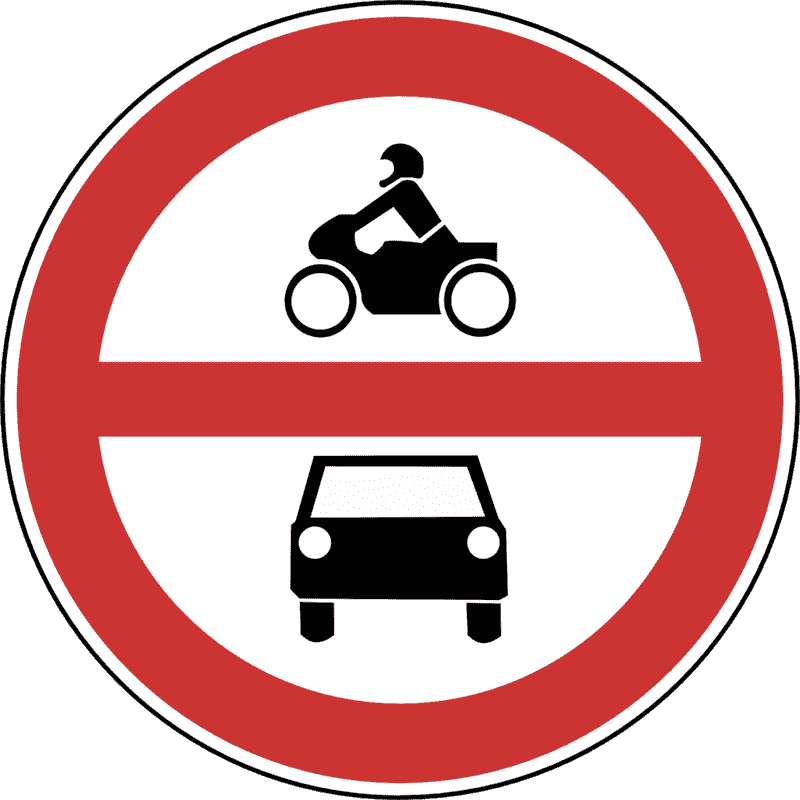 Zabrana za sva motorna vozila