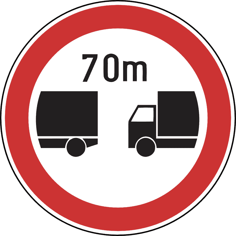 Najmanja udaljenost između vozila