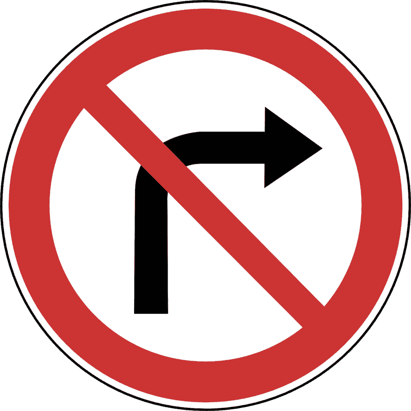 Zabrana skretanja