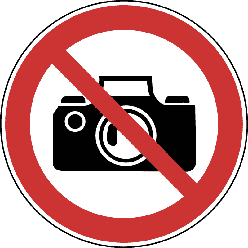 Zabrana fotografiranja