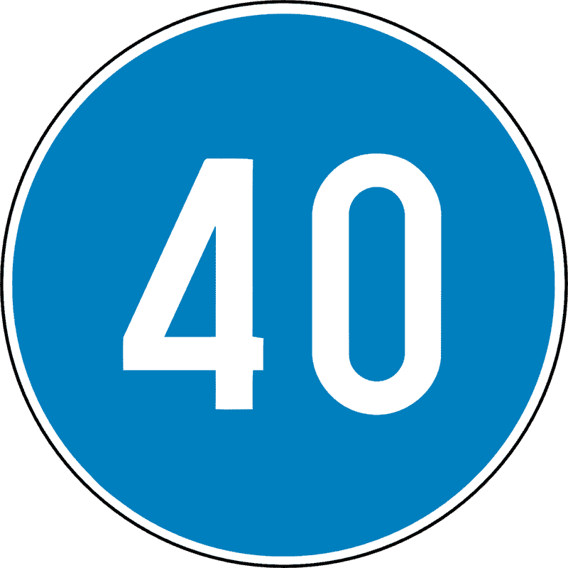 Najmanja dopuštena brzina