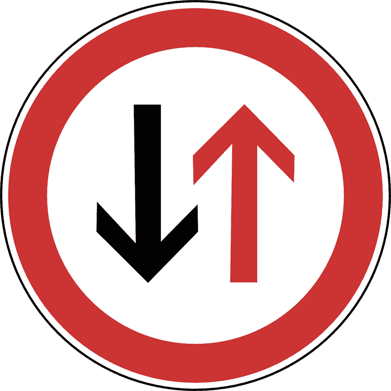 Prednost prolaska za vozila iz suprotnog smjera