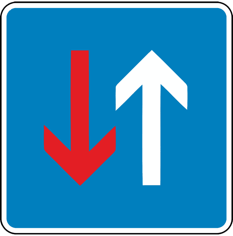 Prednost prolaska prema vozilima iz suprotnog smjera