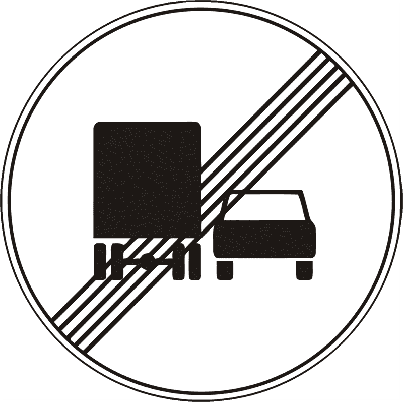 Prestanak zabrane pretjecanja za teretna vozila