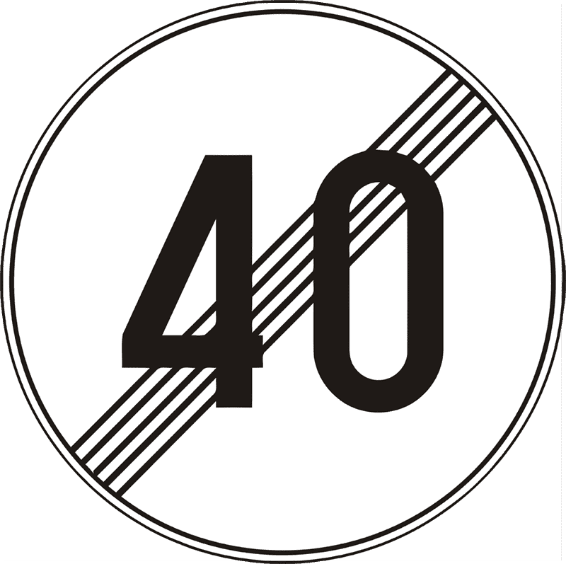 Prestanak ograničenja brzine