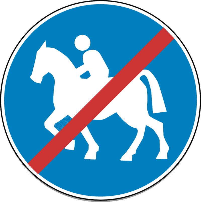 Završetak staze za jahače