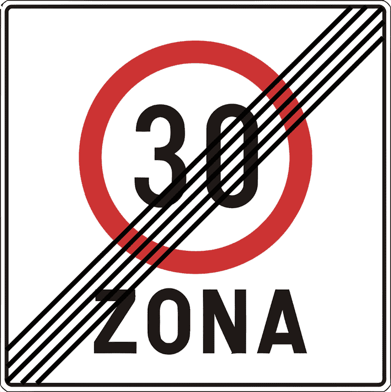 Završetak zone u kojoj je ograničena brzina