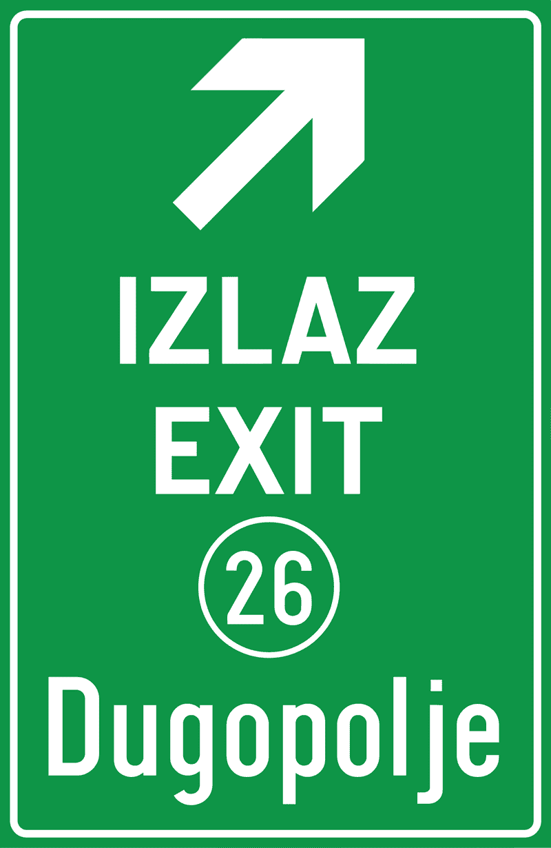 Ploča za označavanje izlaza