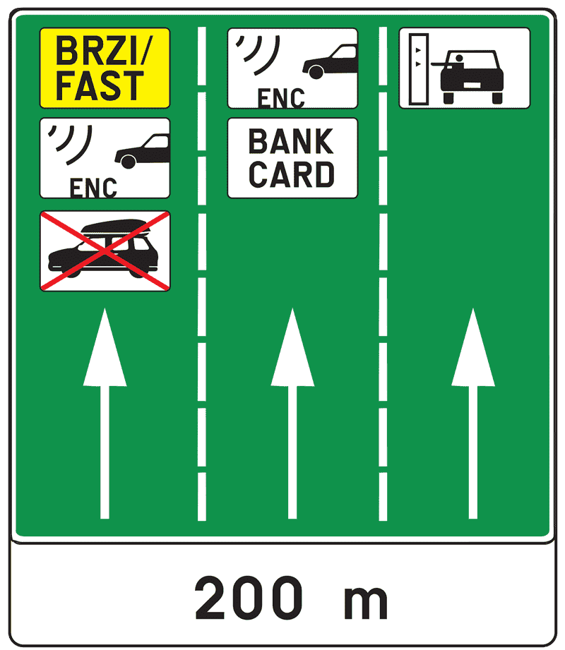 Prestrojavanje vozila ispred objekta naplate cestarine