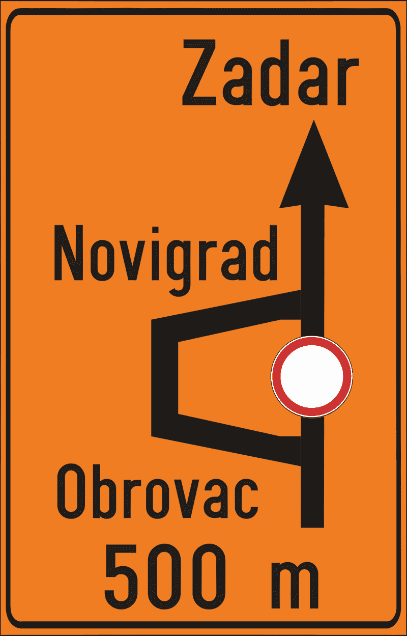 Predznak za obilazak