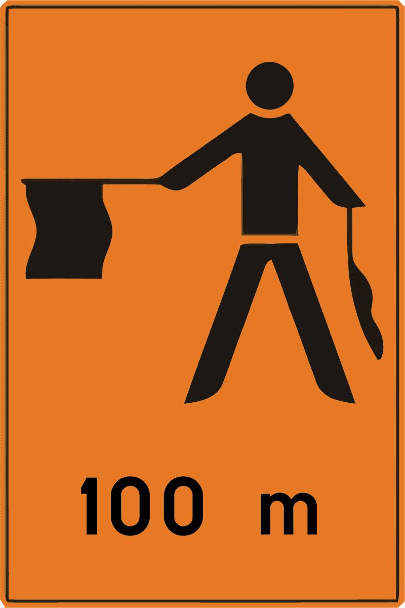 Predznak za ručno reguliranje prometa