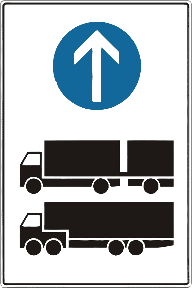Obavezan smjer za određene vrste vozila