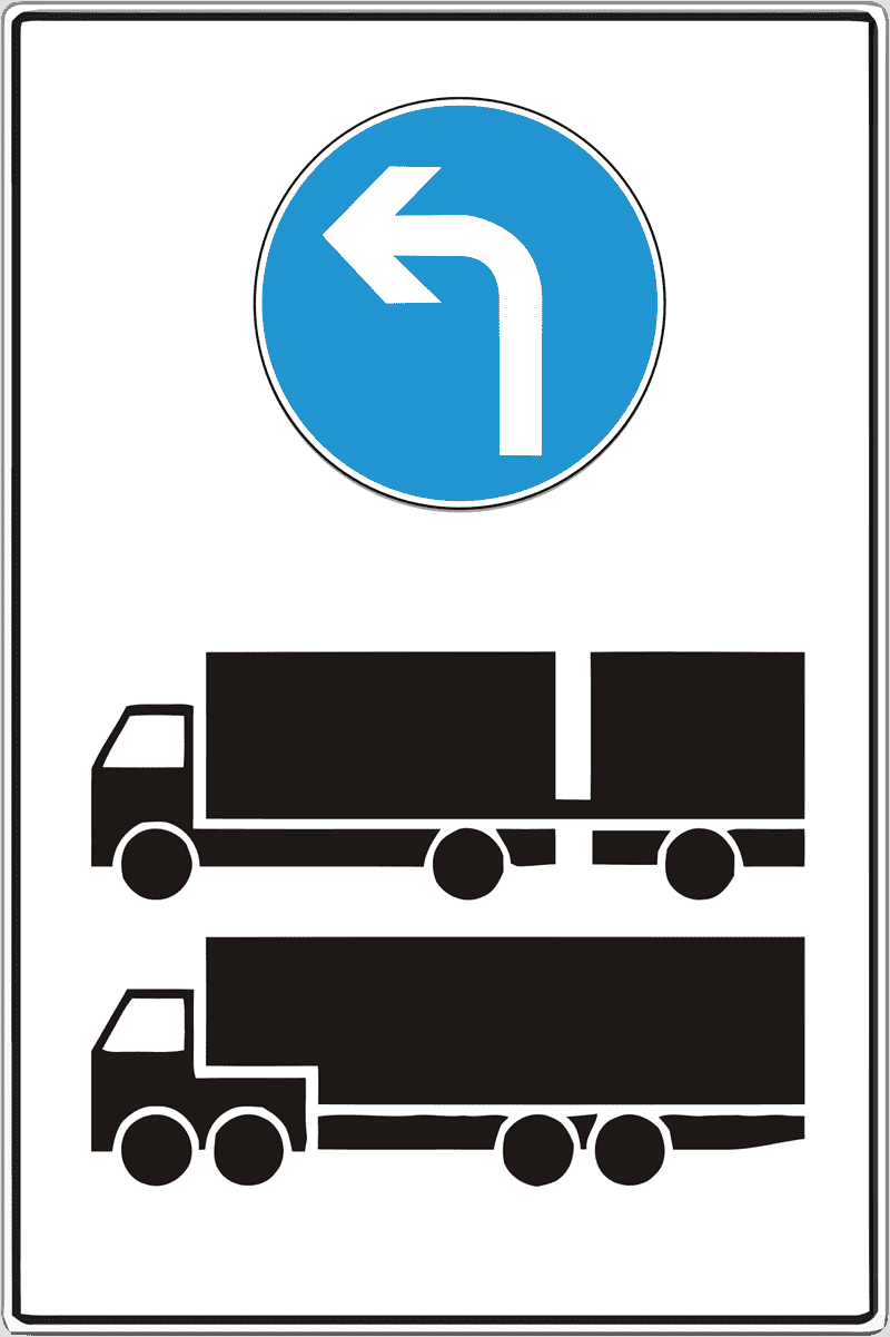 Obavezan smjer za određene vrste vozila