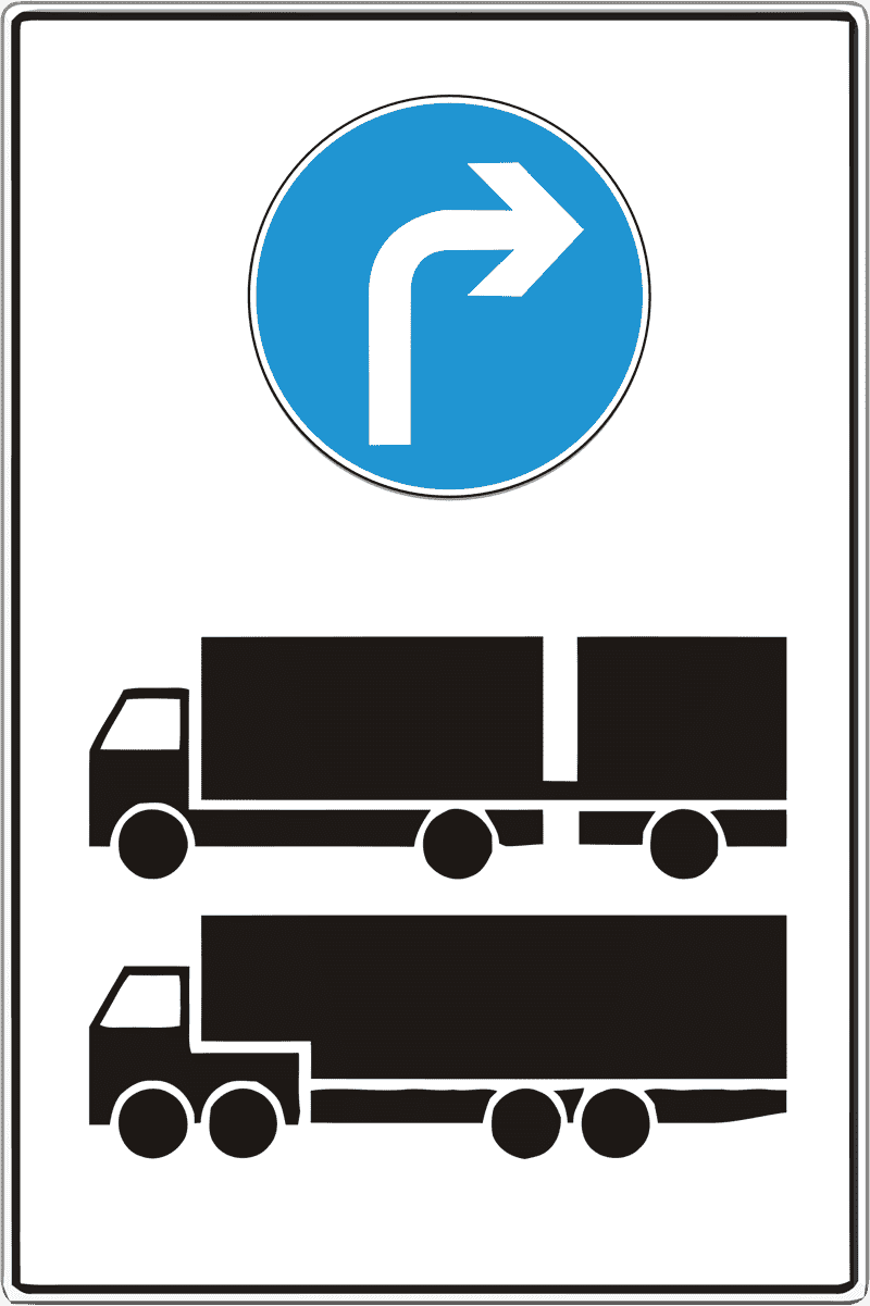 Obavezan smjer za određene vrste vozila
