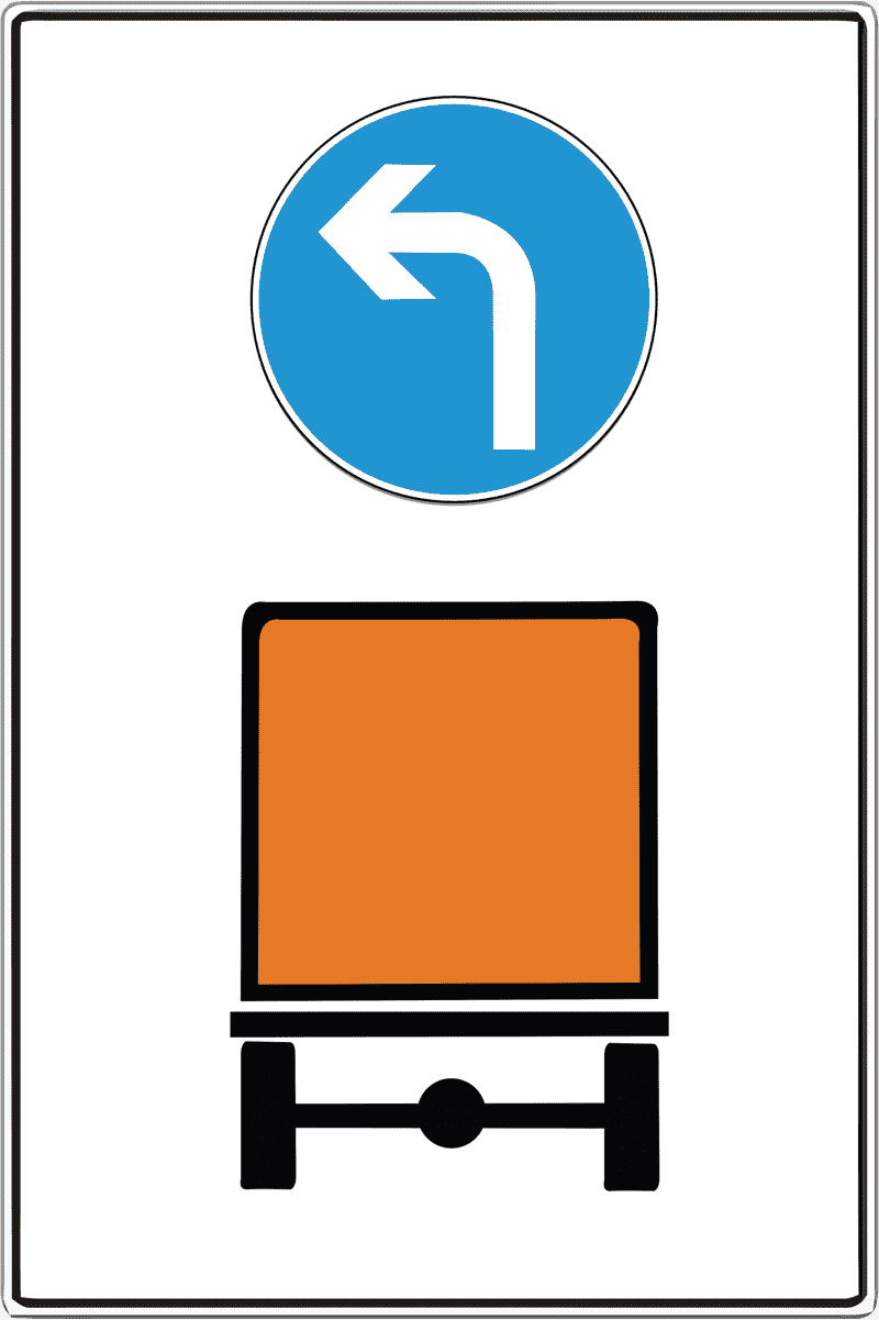 Obavezan smjer za vozila koja prevoze opasne tvari