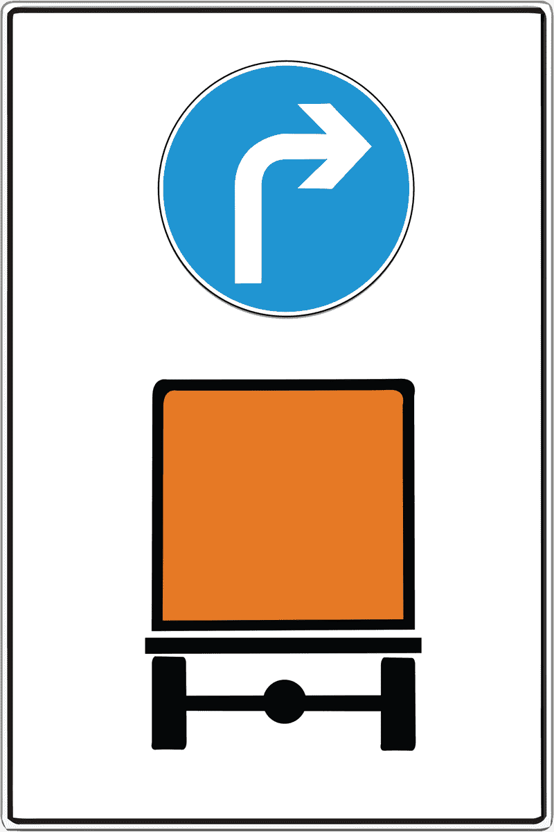 Obavezan smjer za vozila koja prevoze opasne tvari