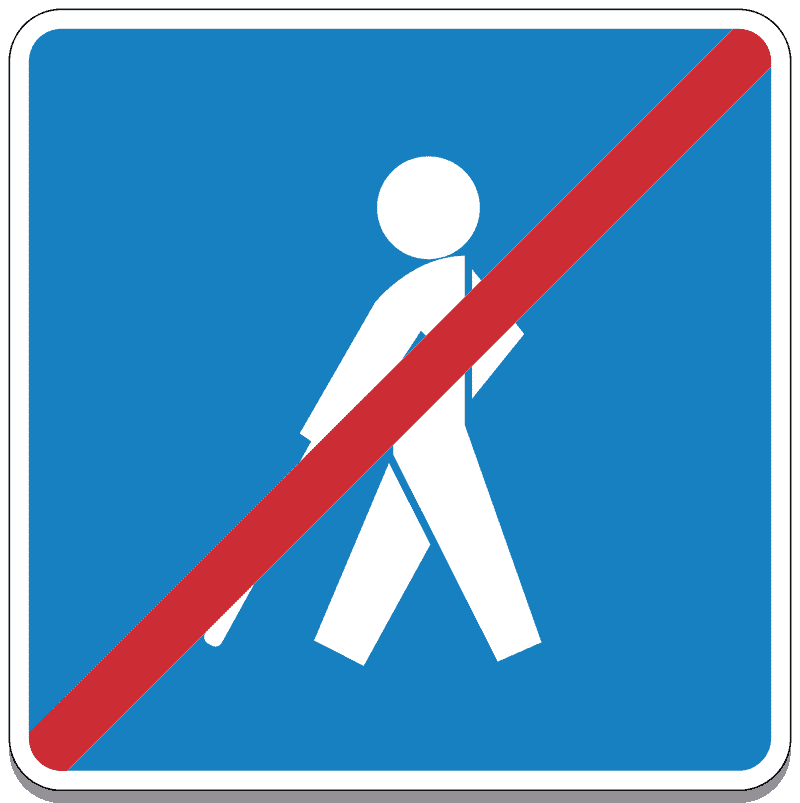 Izlazak iz područja u kojoj se kreću slijepe osobe