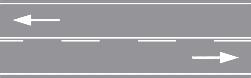 Dvostruka uzdužna crta-Kombinirana