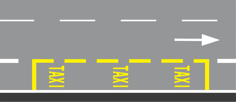 Prometne površine za posebne namjene-Stajalište taxi vozila ili vozila “shuttle” prijevoza