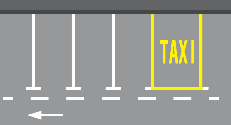 Mjesta za parkiranje-Taxi vozila