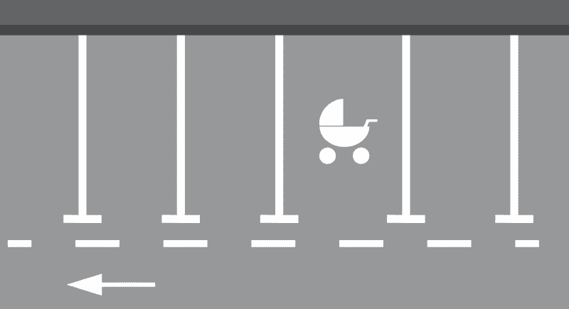 Mjesta za parkiranje-Osoba koje prevoze djecu i koja zahtijevaju korištenje dječjih kolica